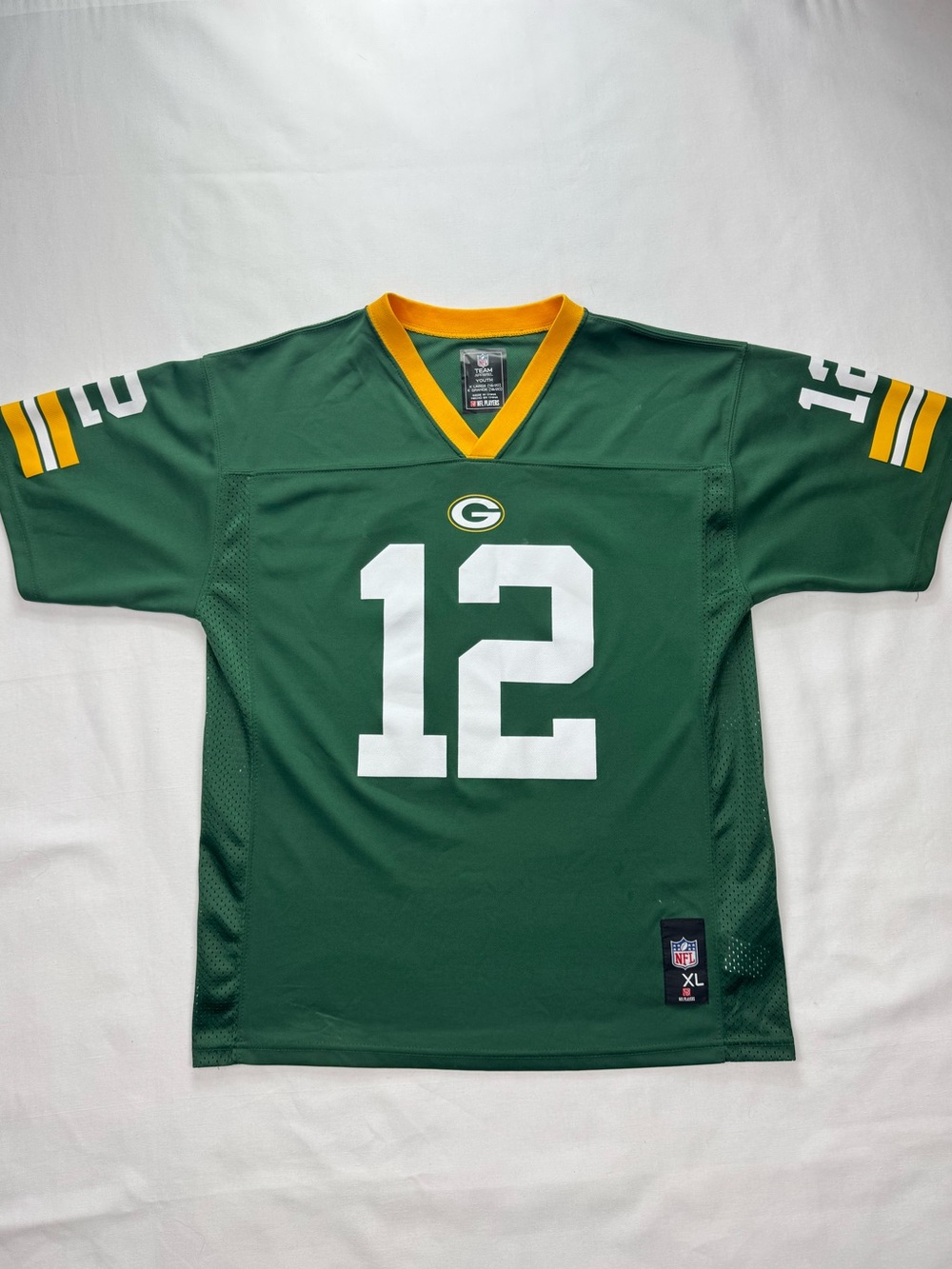 Green Bay Packers Youth Aaron Rodgers jersey XL EUC - Picture 3 of 9